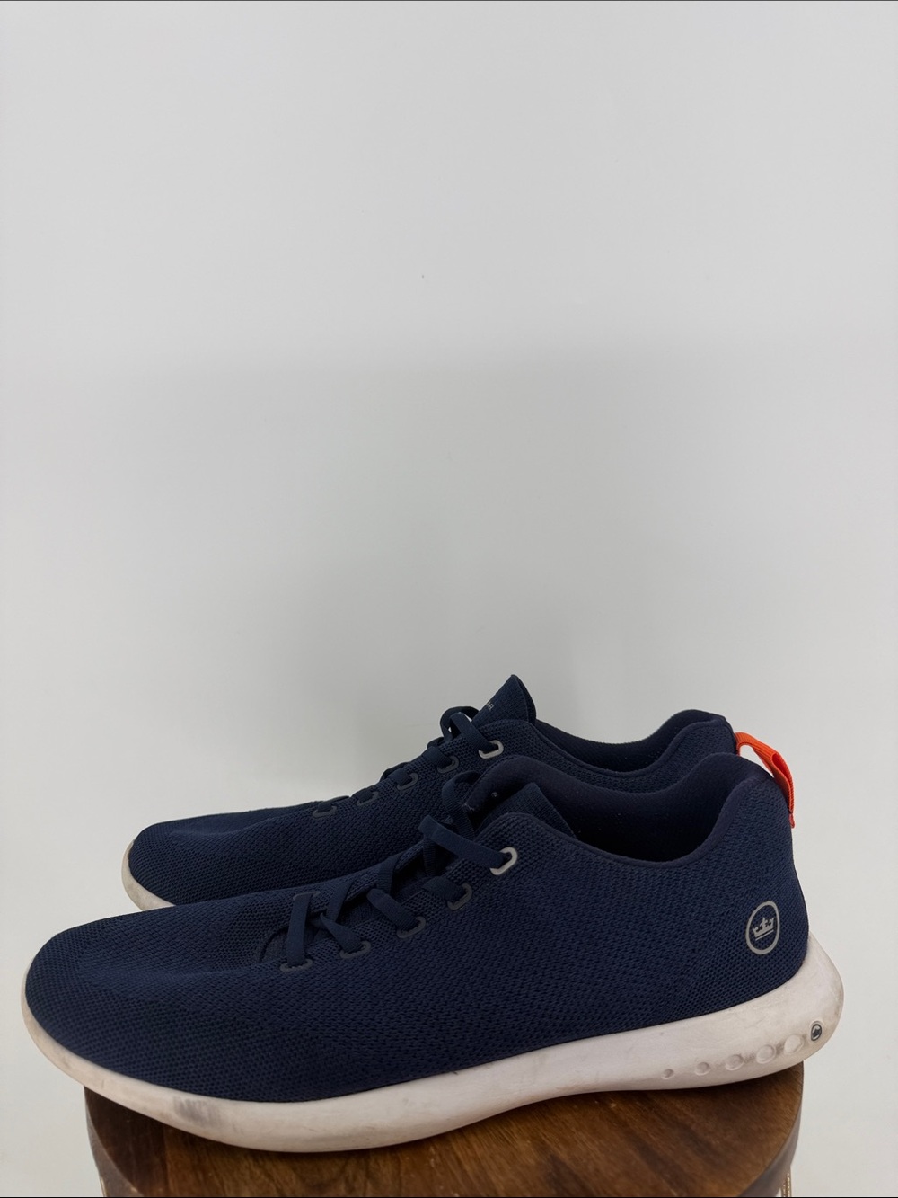 Peter Millar Hyperlight Glide Sneakers Navy Blue Knit Men’s Size 13